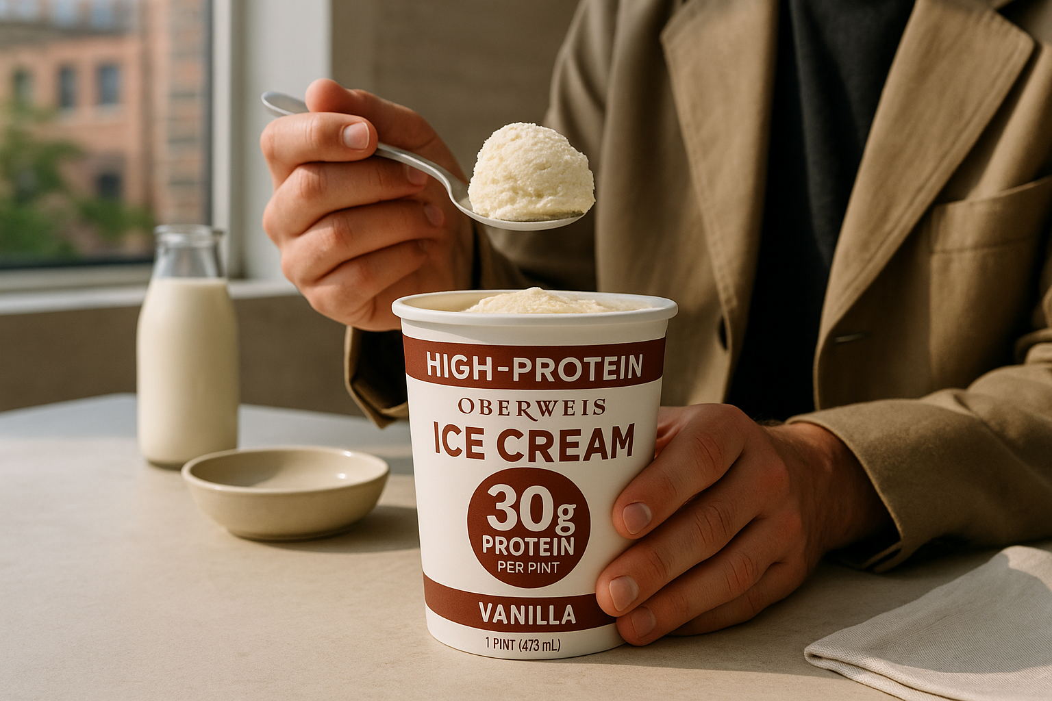 Oberweis Targets Grocery Shelves With Premium High-Protein Ice Cream