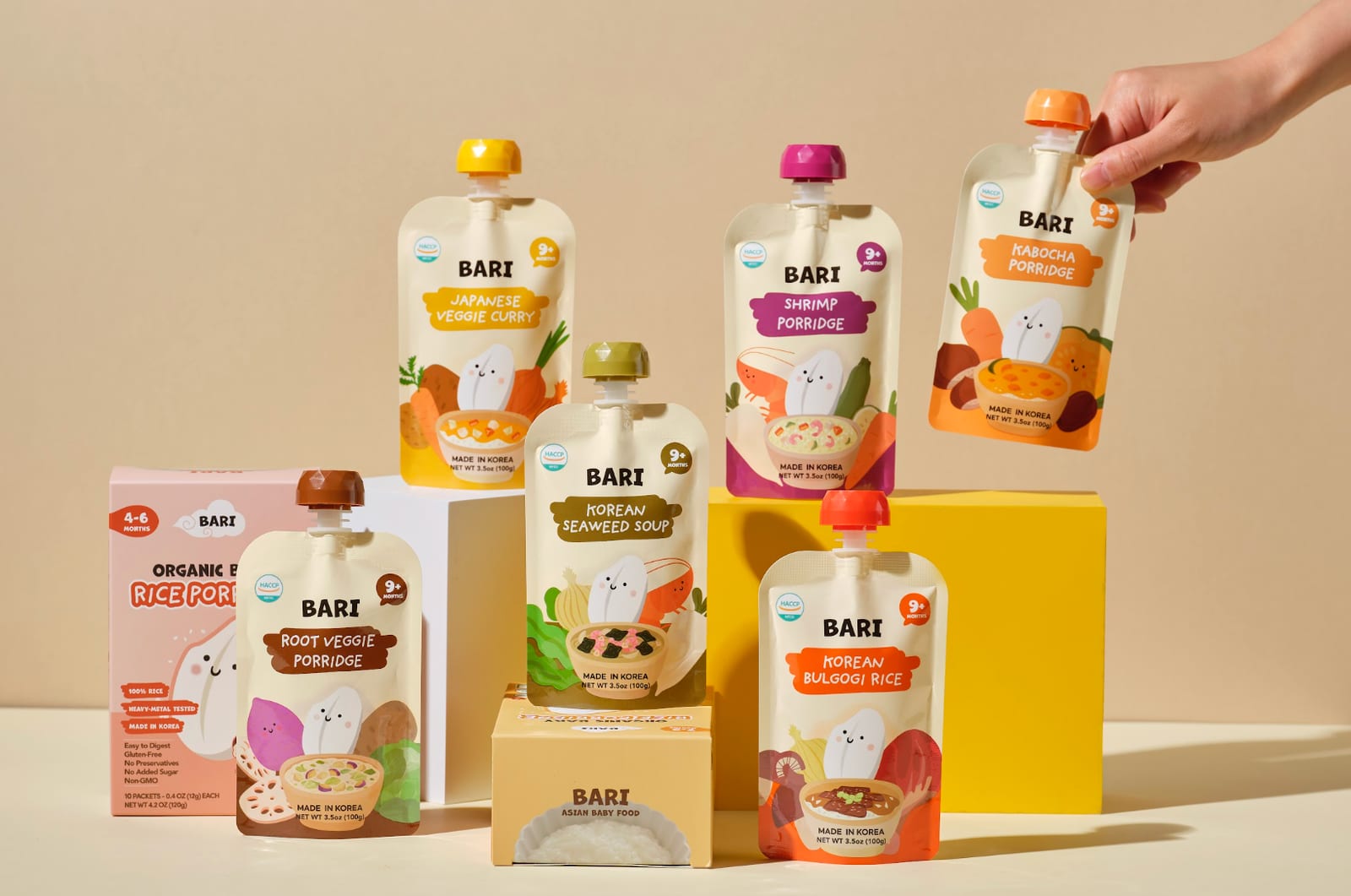 BARI Debuts Asian-Inspired Baby Food Pouches on Amazon