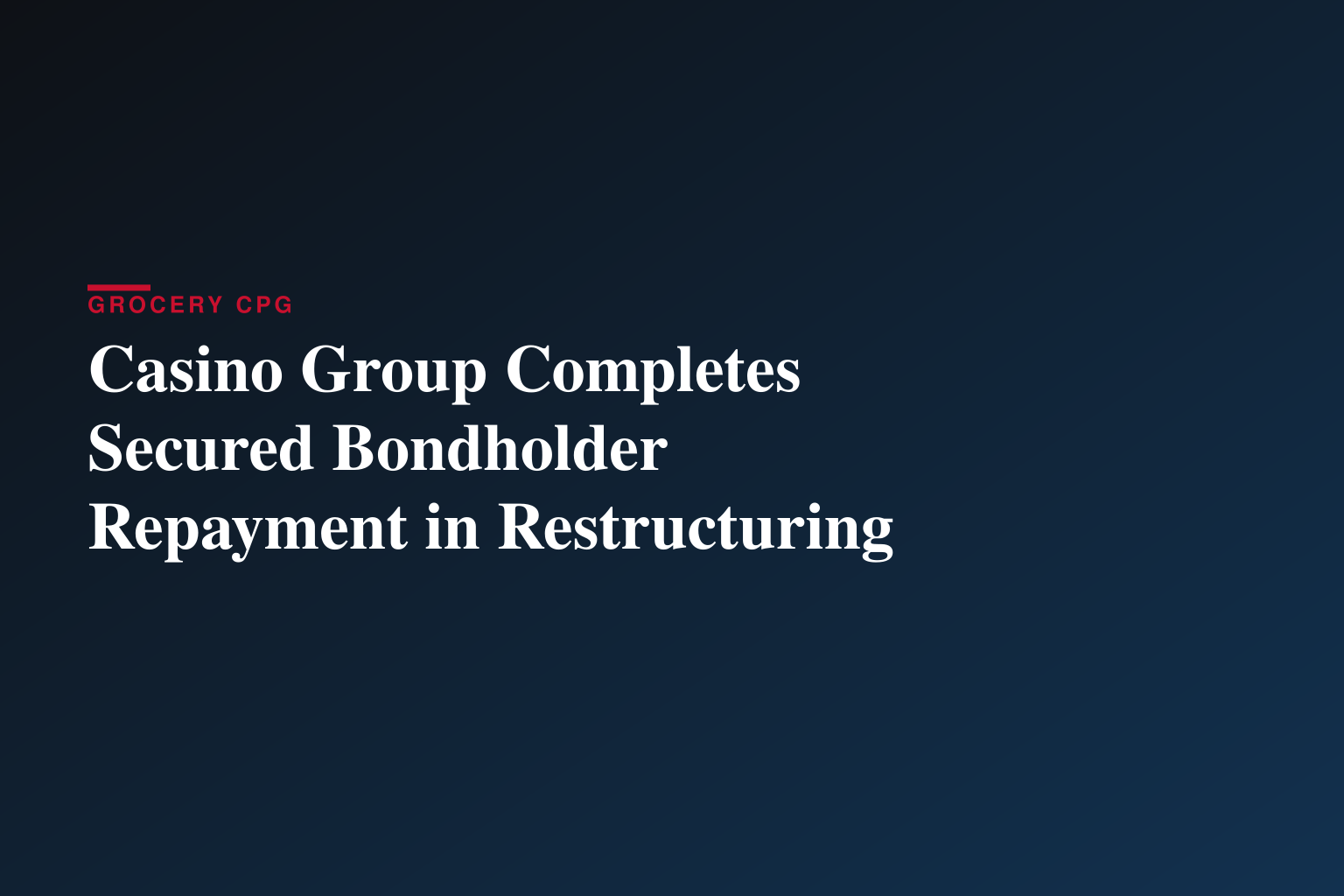 Casino Group Communication