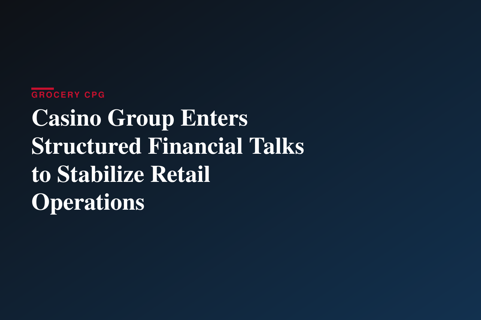 Casino Group Communication