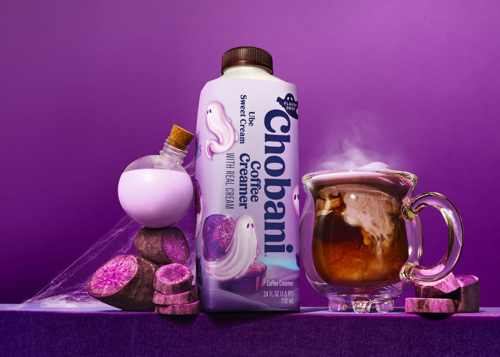 Chobani Launches Ube Sweet Cream Dairy Creamer This Fall