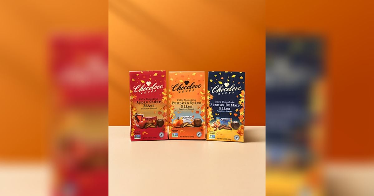 Chocolove Adds Apple Cider Flavor to Fall Pumpkin Bites