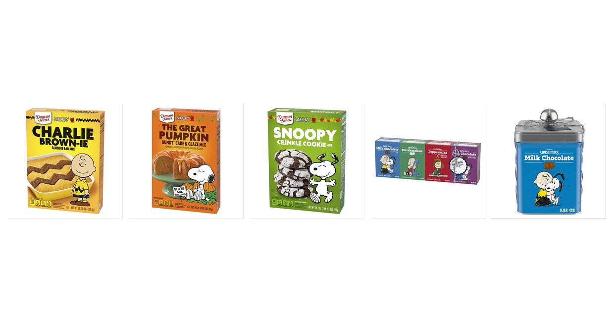 Conagra Debuts Peanuts-Themed Duncan Hines and Swiss Miss
