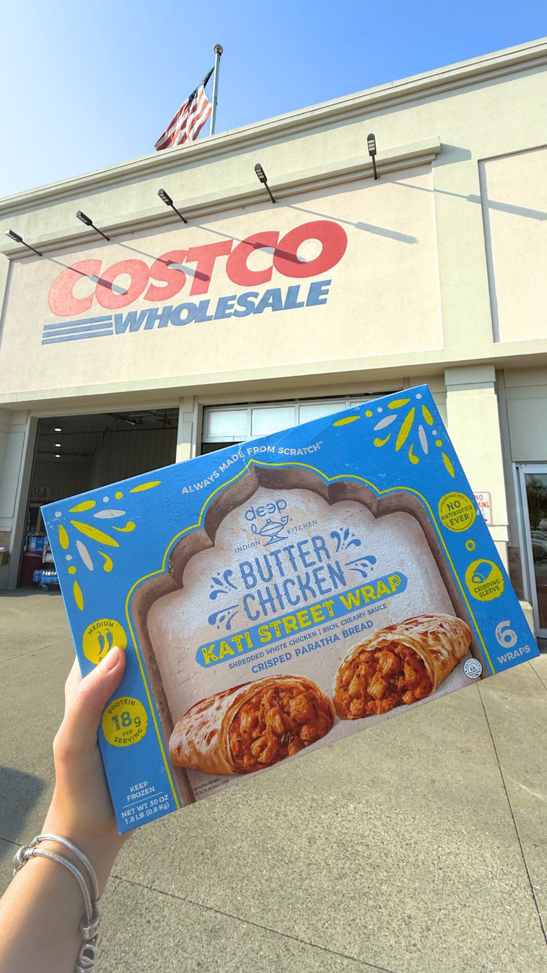 Deep Indian Kitchen Launches Butter Chicken Wraps at Costco