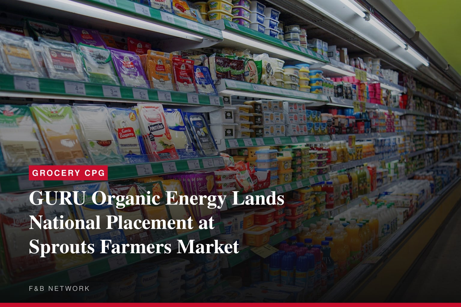 GURU Organic Energy élargit sa présence aux États-Unis avec son arrivée chez Sprouts Farmers Market