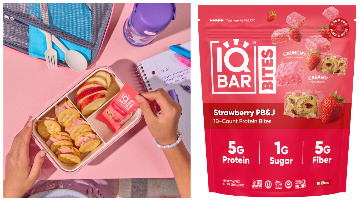 IQBAR's Strawberry PB&J Protein Bites Arrive at Target
