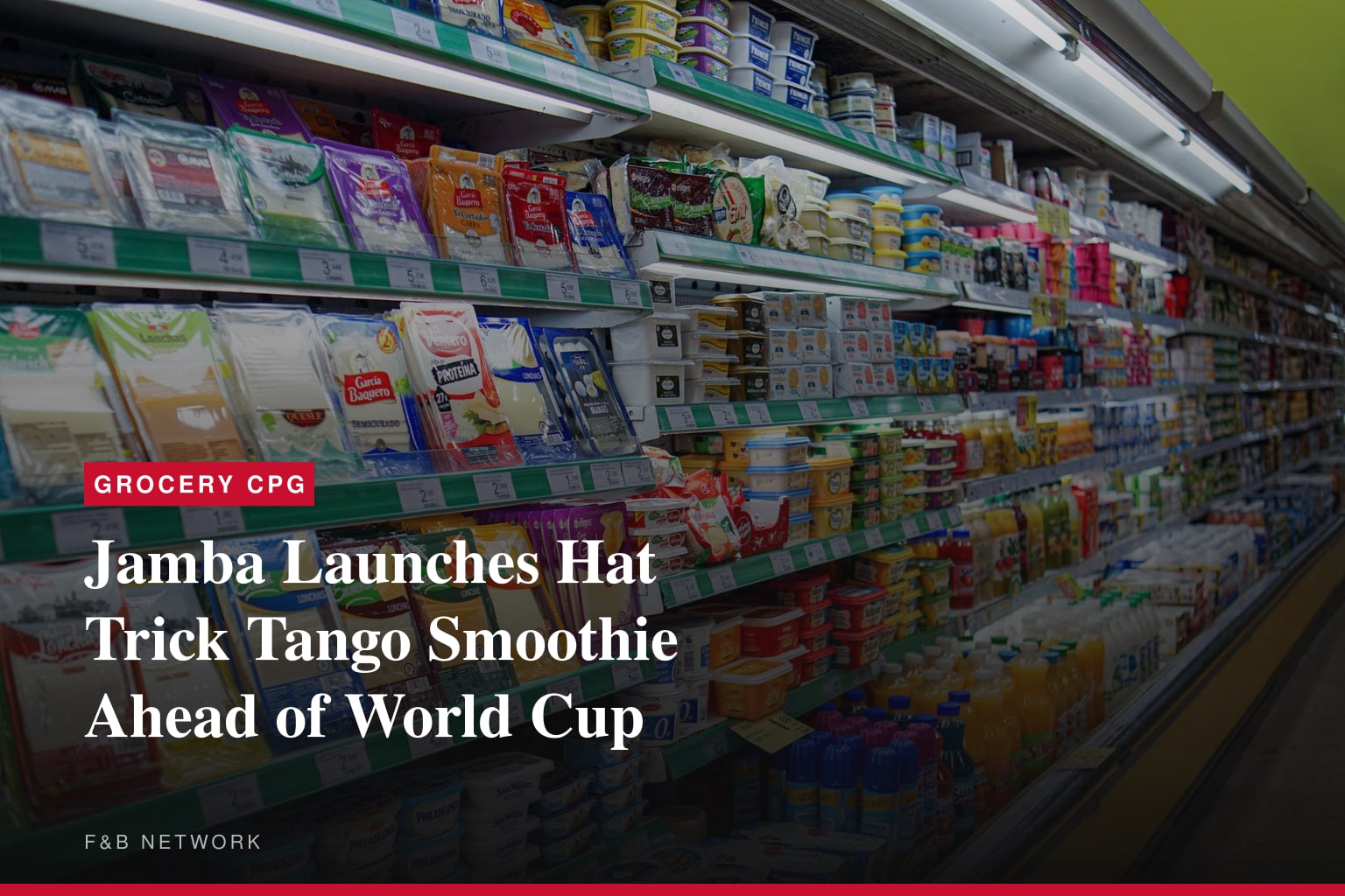 Jamba Launches Hat Trick Tango Smoothie Ahead of World Cup