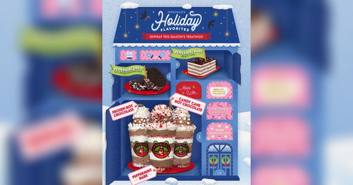 Jeremiah's Italian Ice Launches Hot Chocolate Holiday Lineup