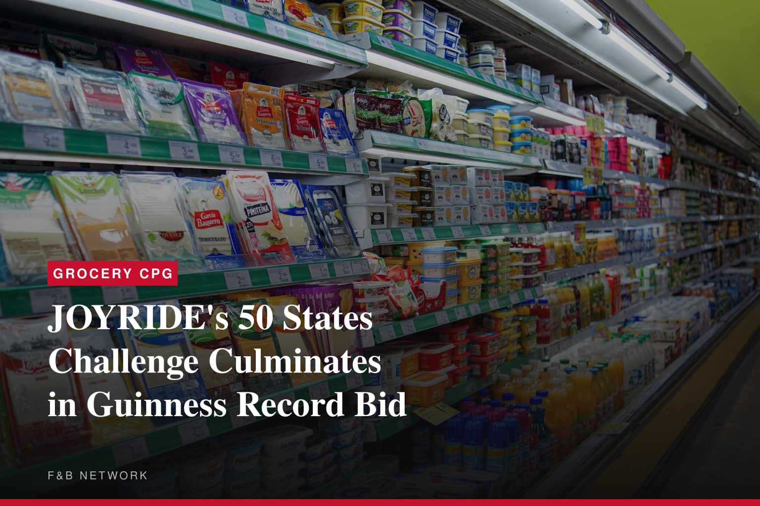 JOYRIDE's 50 States Challenge Culminates in Guinness Record Bid