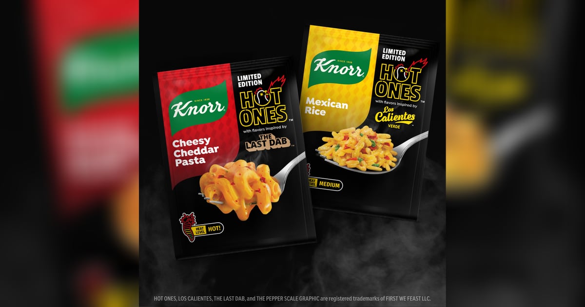 Knorr and Hot Ones Launch Spicy Limited-Edition Rice and Pasta