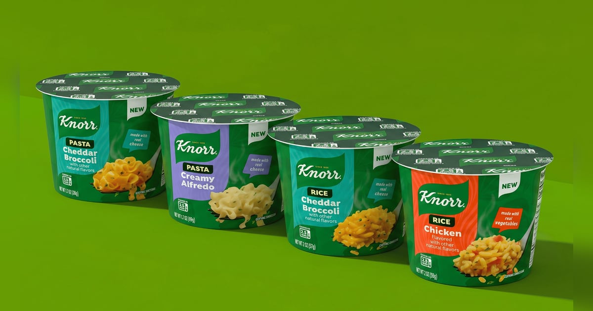 Knorr Launches Single-Serve Pasta and Rice Cups for On-the-Go Meals