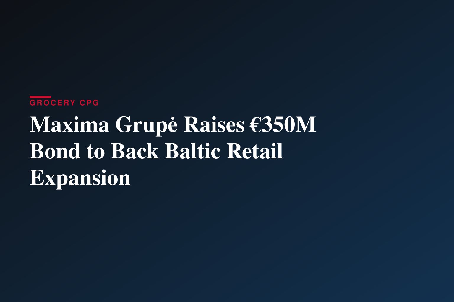 MAXIMA GRUPĖS obligacijos pradėtos kotiruoti „Nasdaq Vilnius“ ir „Euronext Dublin“ vertybinių popierių biržose