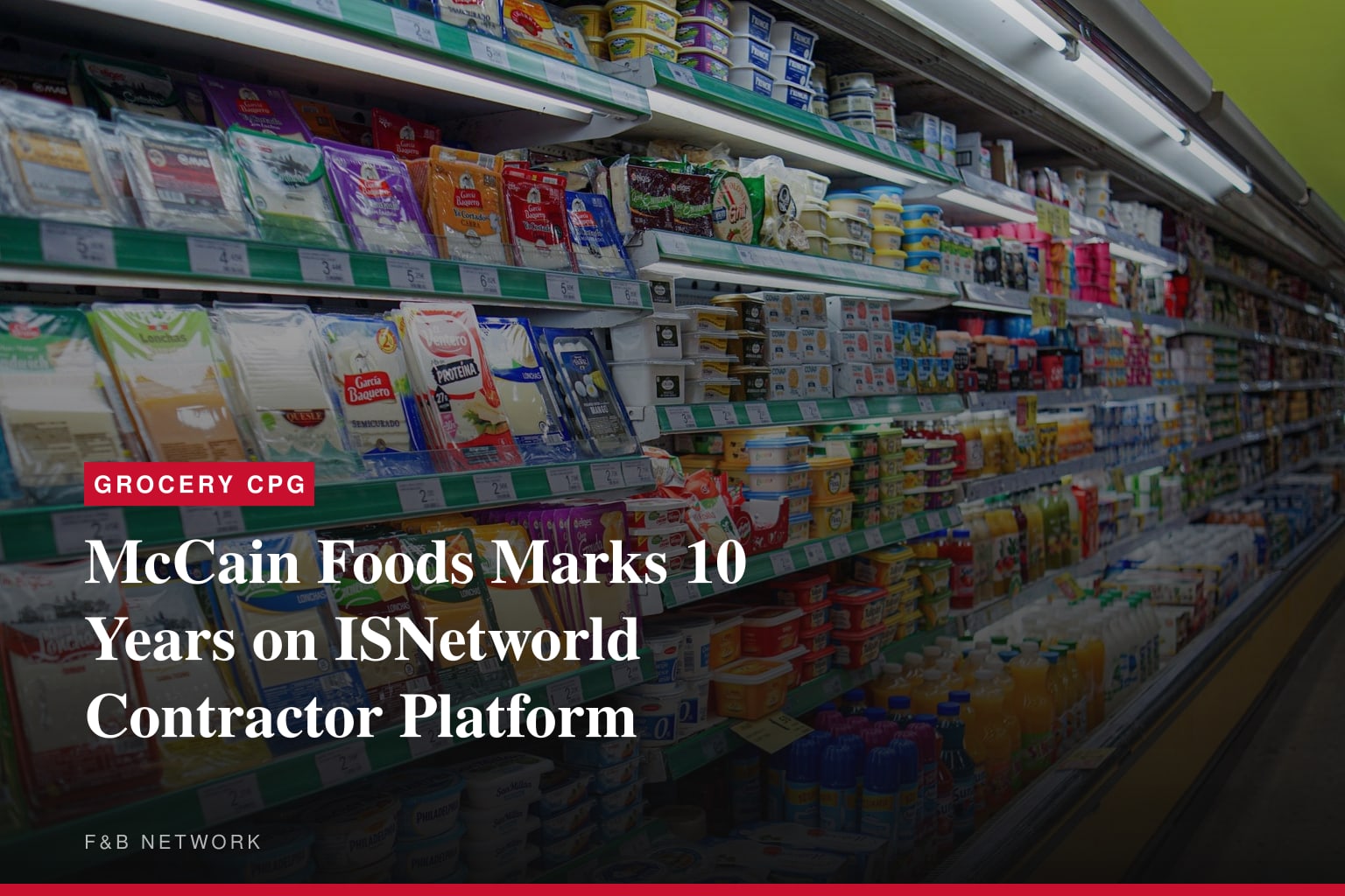 McCain Foods et ISN® célèbrent leurs dix ans de partenariat dans la supervision des entrepreneurs et de la vérification des travailleurs