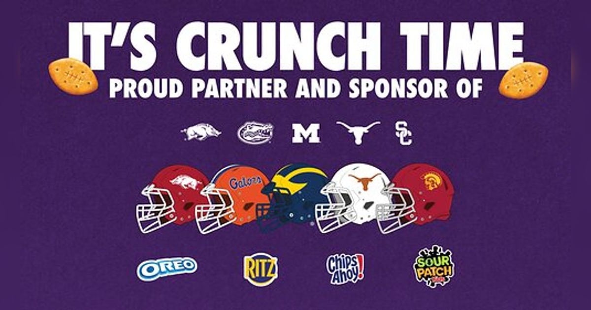 Mondelēz Expands College Sports Reach With Five University Partnerships