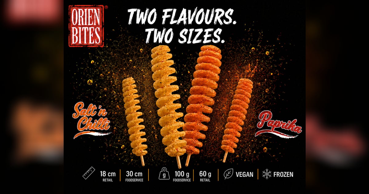 OrienBites Launches Potato Spirals Frozen Snack