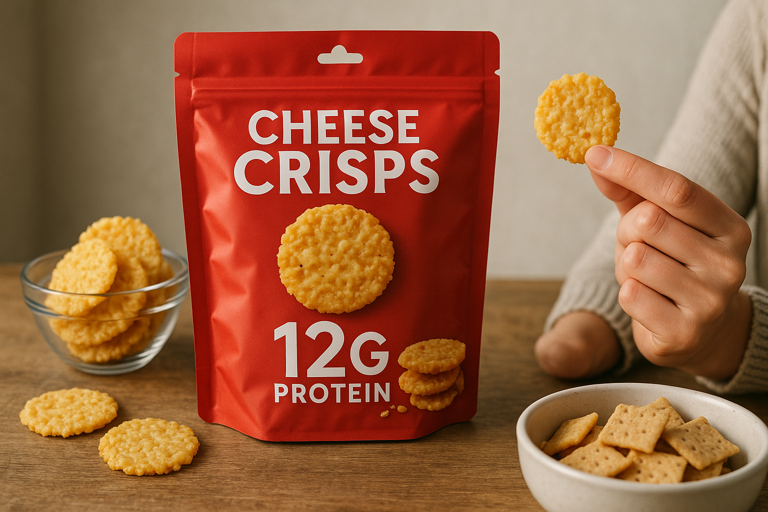 ParmCrisps Redesigns Packaging to Emphasize Protein Content