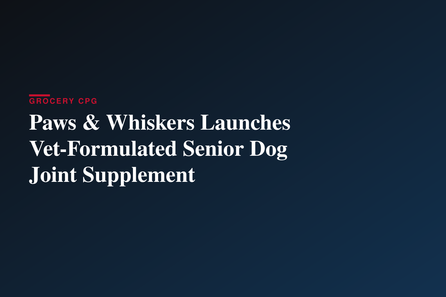 Senior Dog Joint Supplements: What Veterinarians Look For