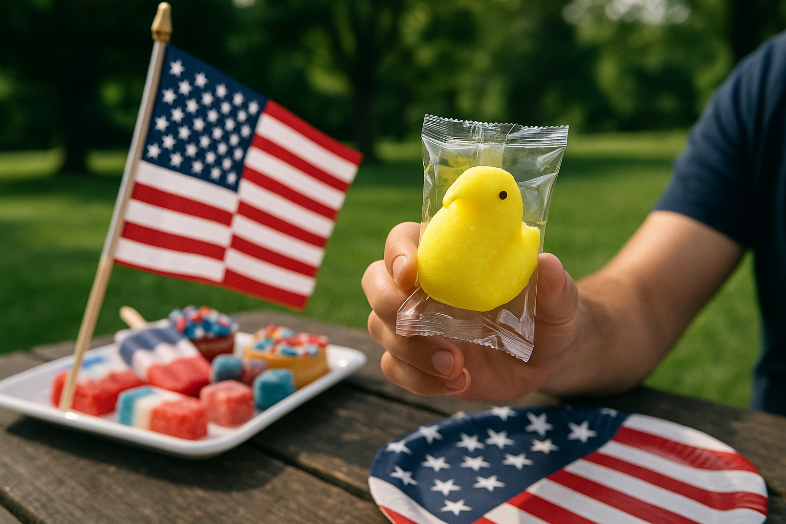 PEEPS Launches Out-of-Season Giveaway for Independence Day