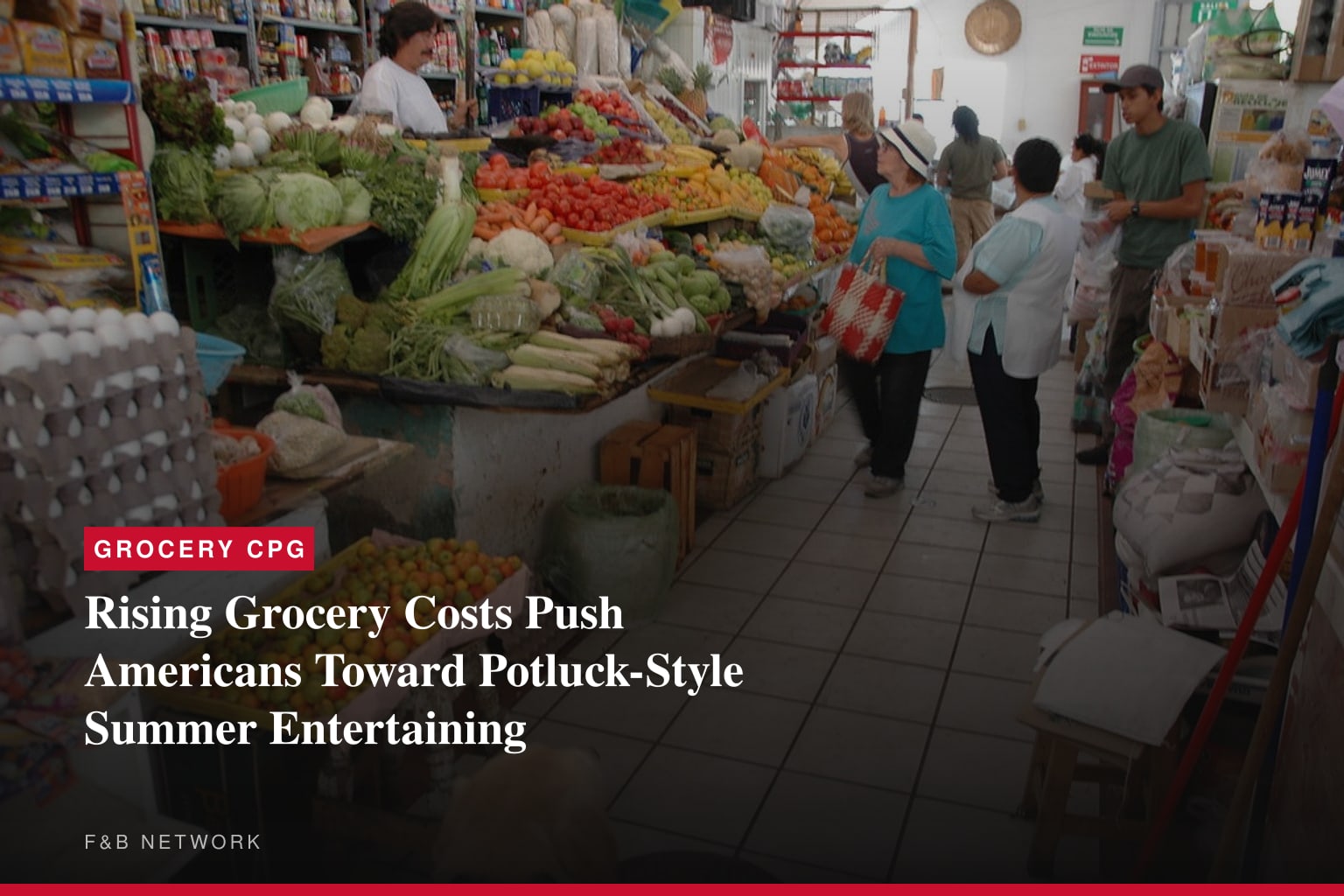 Rising Grocery Costs Push Americans Toward Potluck-Style Summer Entertaining