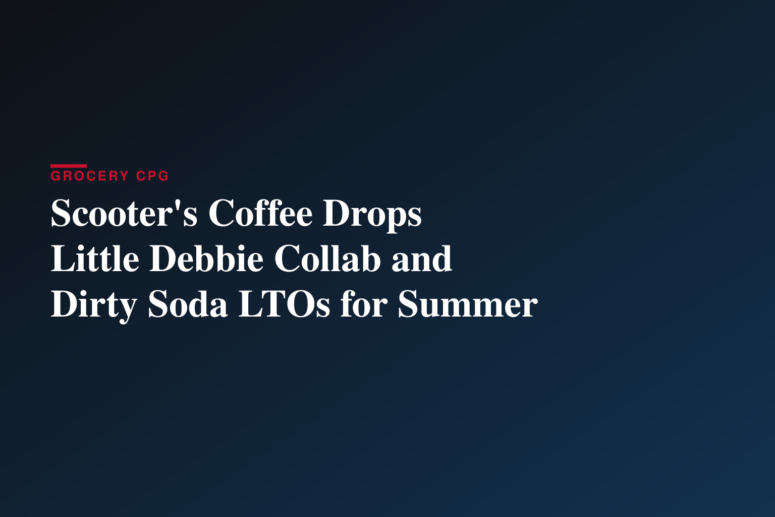 Meet Your Cosmic Crushes with New Refreshing Summer Drinks Available Today at Scooter’s Coffee®