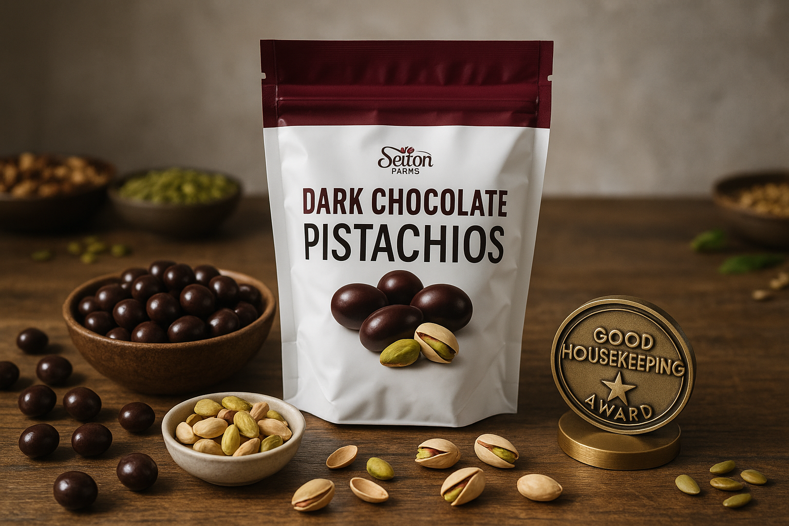 Setton Farms Dark Chocolate Pistachios Win Good Housekeeping Award