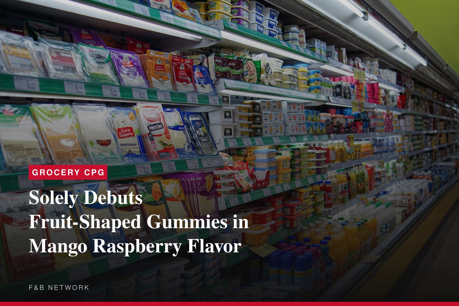 Solely Debuts Fruit-Shaped Gummies in Mango Raspberry Flavor