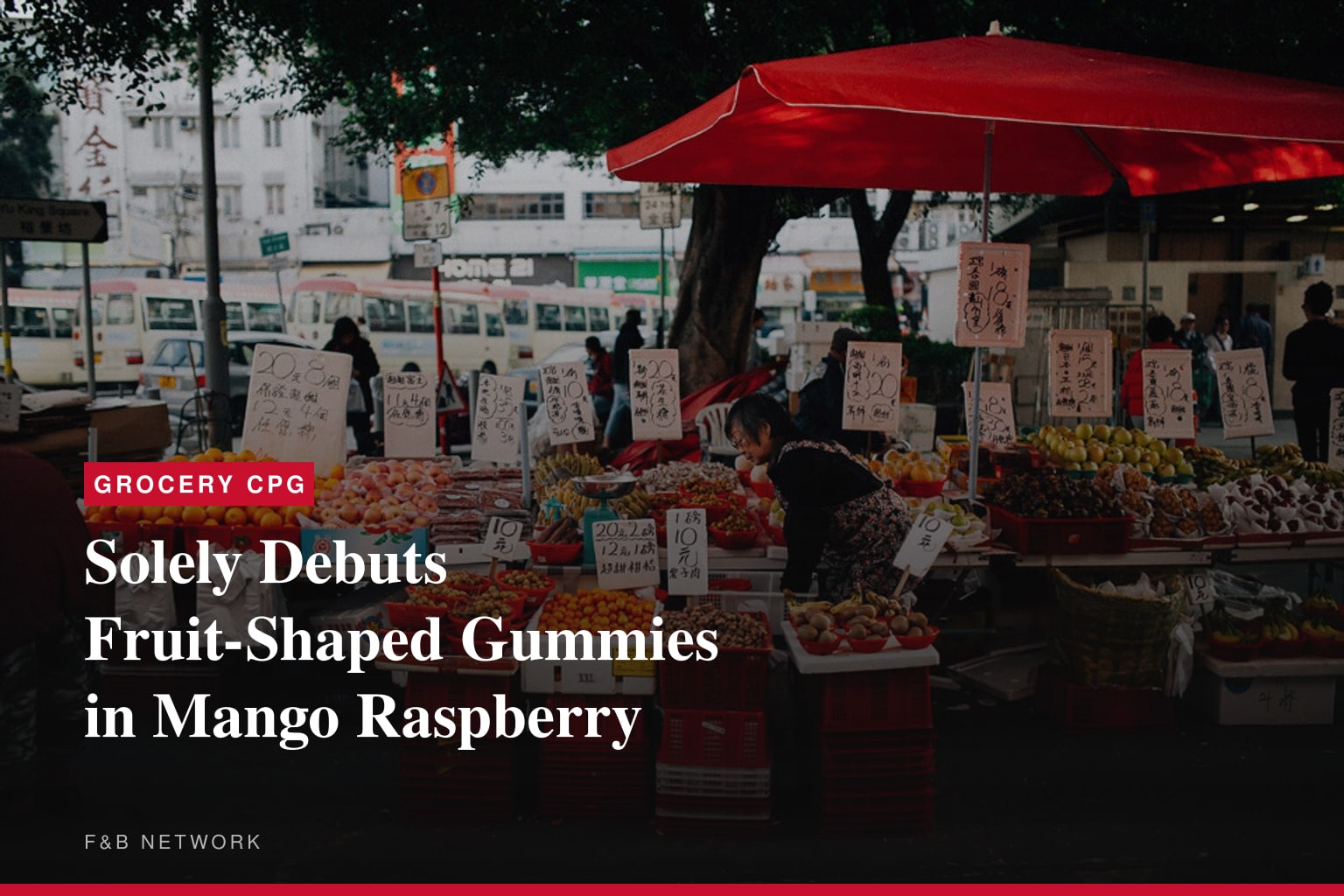 Solely Debuts Fruit-Shaped Gummies in Mango Raspberry