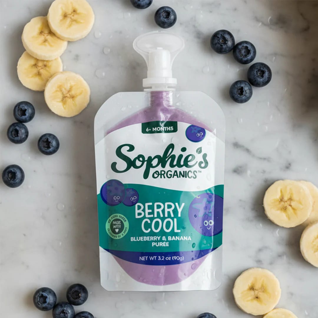 Sophie's Organics Launches Fruit Puree Pouches on Amazon