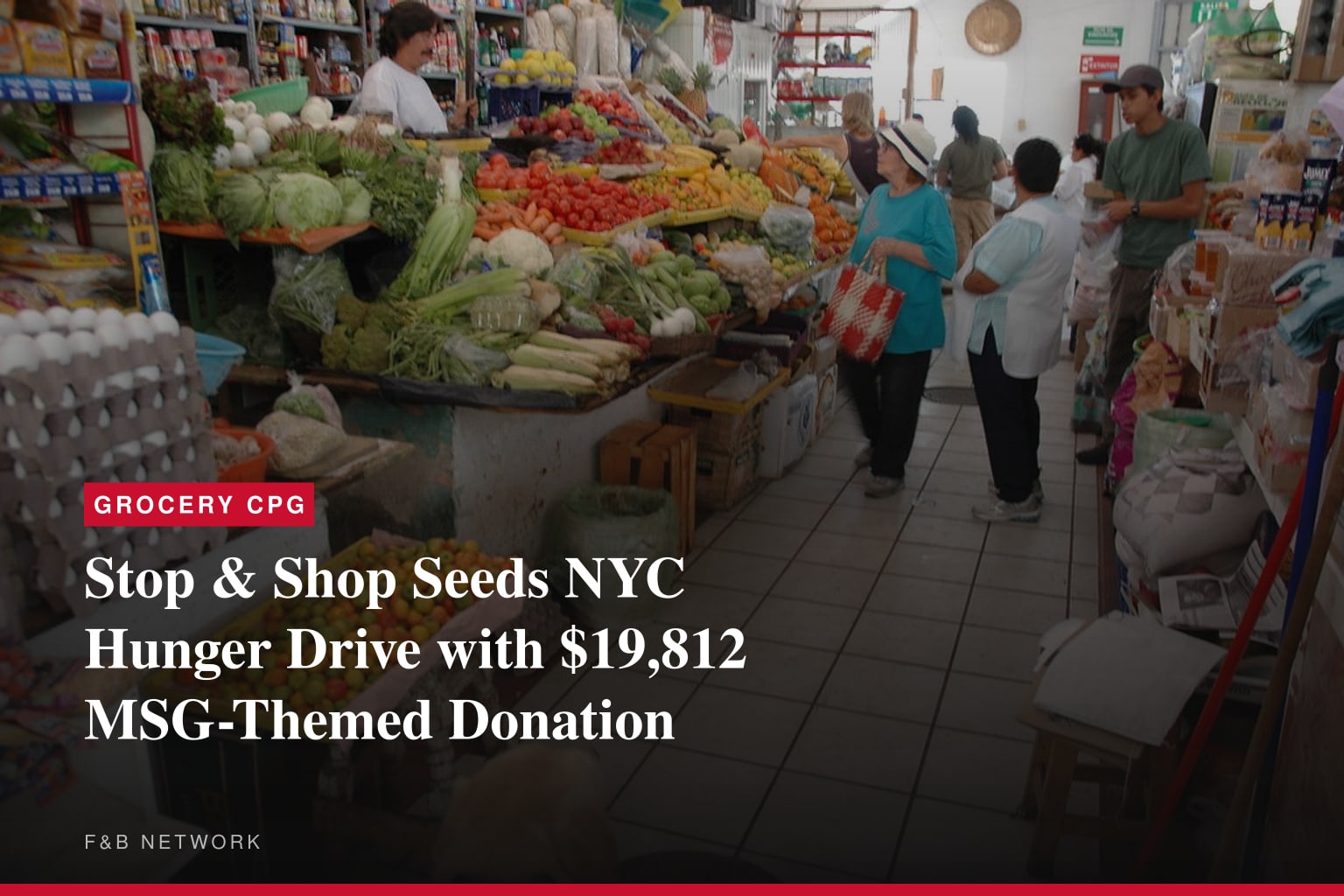 Stop & Shop Kicks Off Food Bank For NYC’s “Slam Dunk on Hunger” Campaign with $19,812 Donation