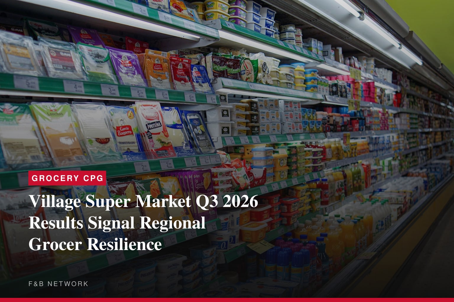 Village Super Market, Inc. Reports Results for the Third Quarter Ended April 25, 2026 